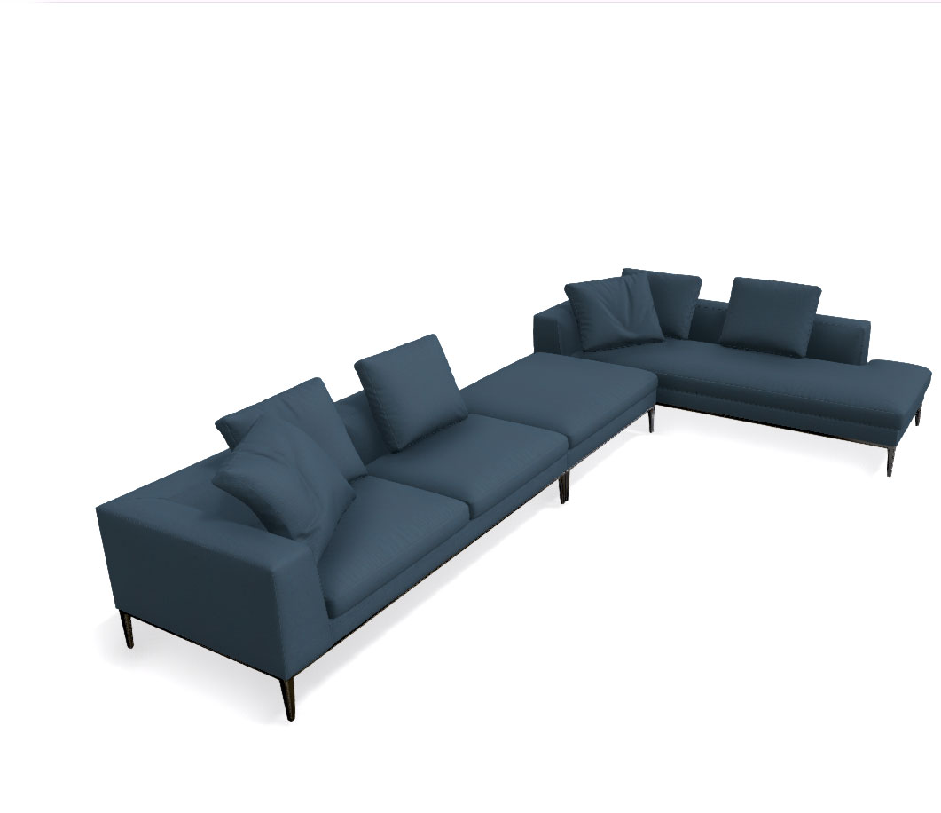 3D product configurator modular sofa