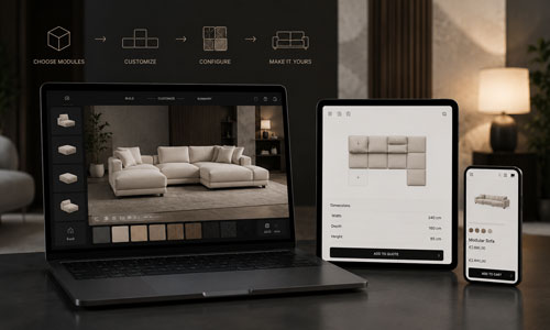 Furniture Product Customization with 3D Furniture Configurator